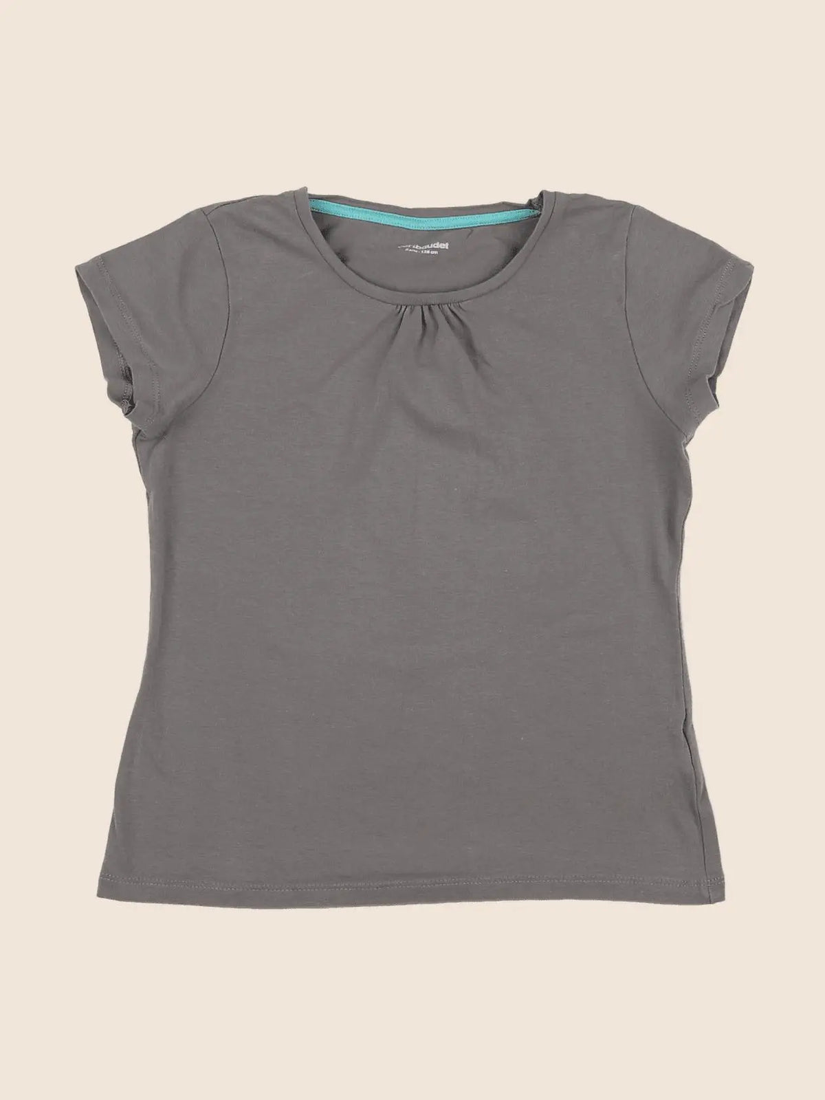 Vertbaudet - tee-shirt marron - 8 ans