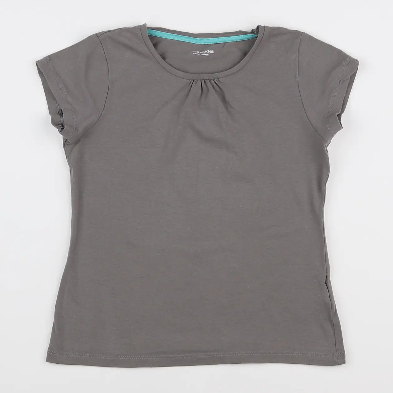 Vertbaudet - tee-shirt marron - 8 ans