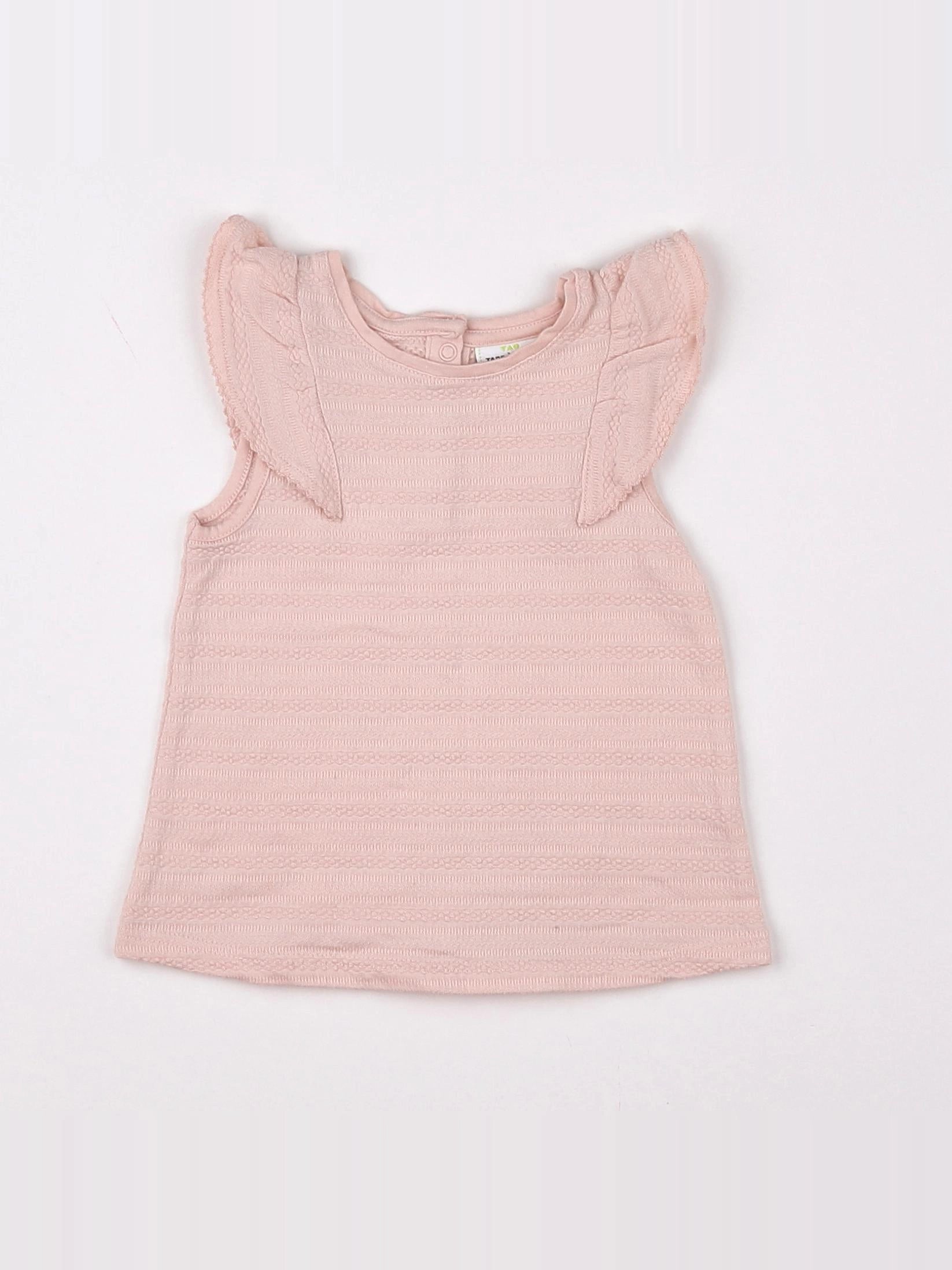 Tape à l'oeil - tee-shirt rose - 6 mois