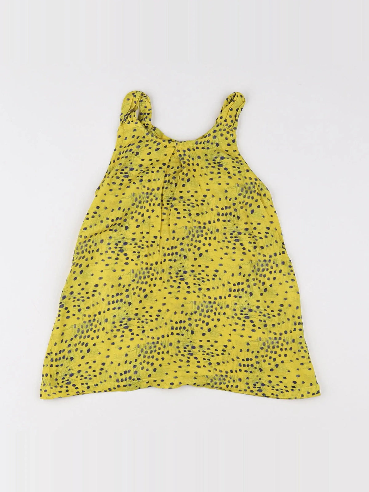 IKKS - robe jaune, gris - 18 mois