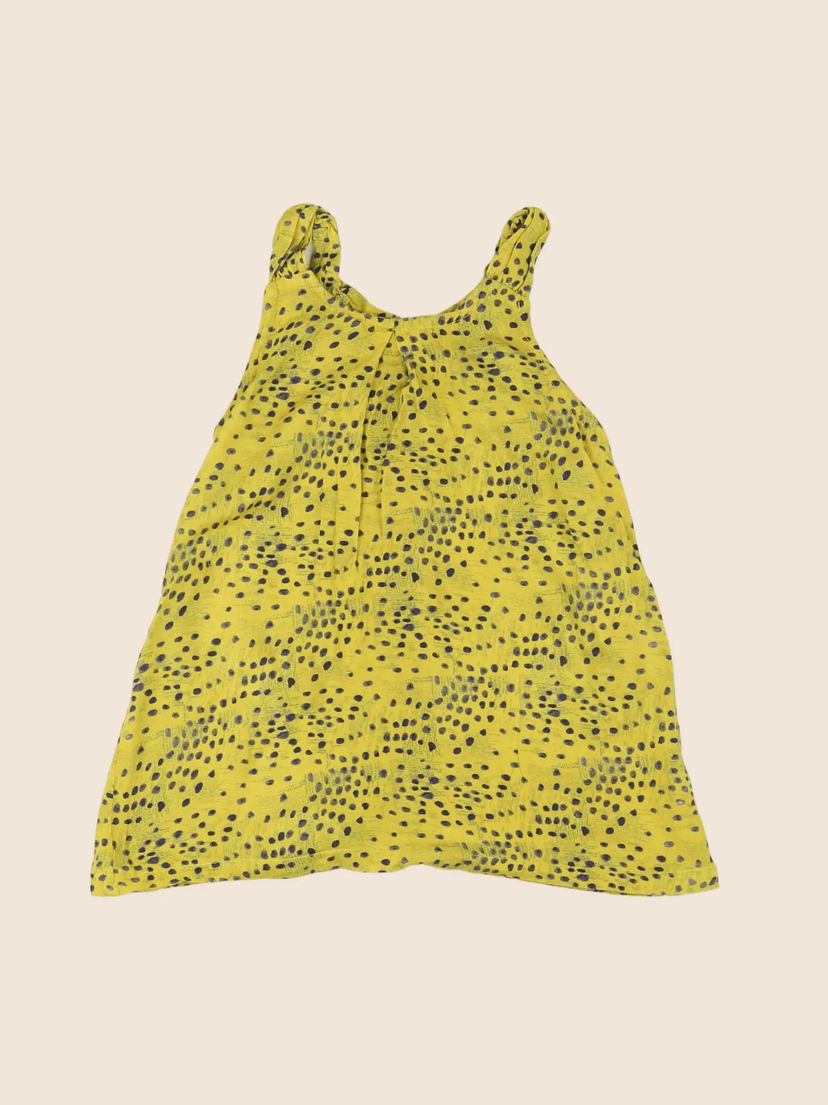 IKKS - robe jaune, gris - 18 mois