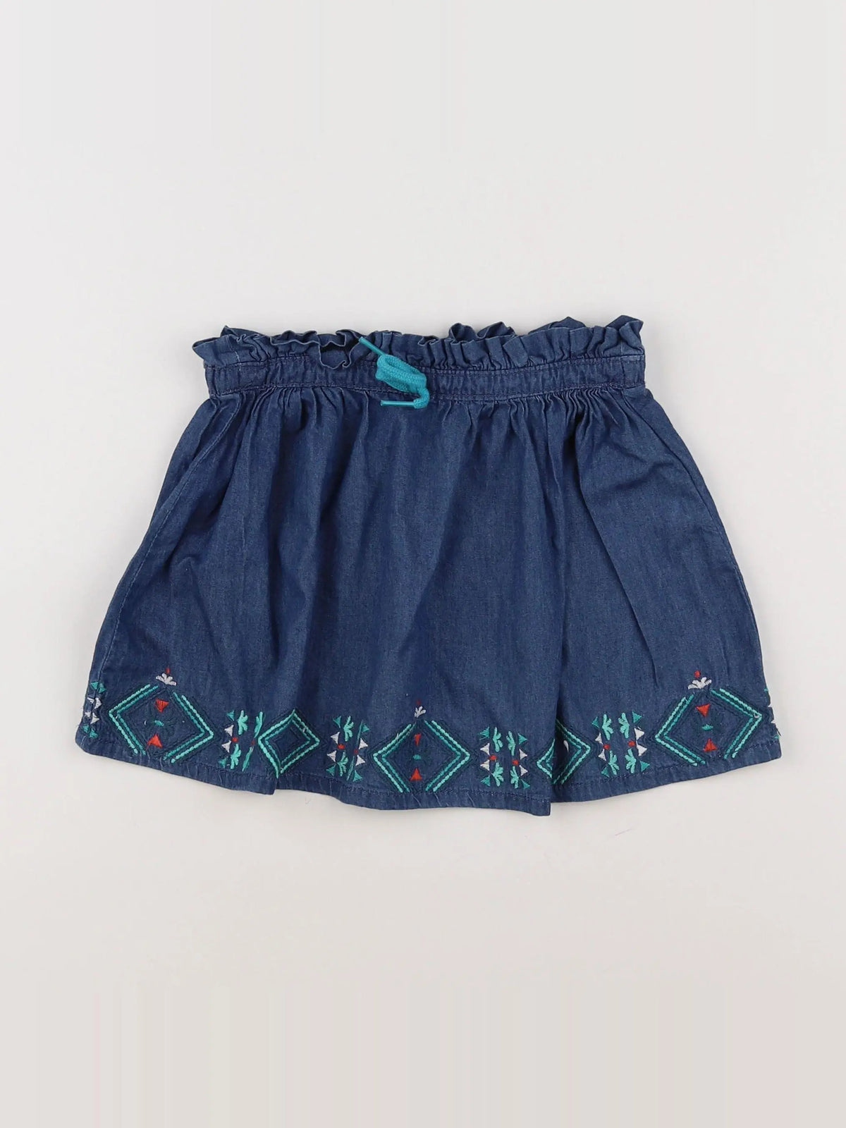 Vertbaudet - jupe bleu - 8 ans