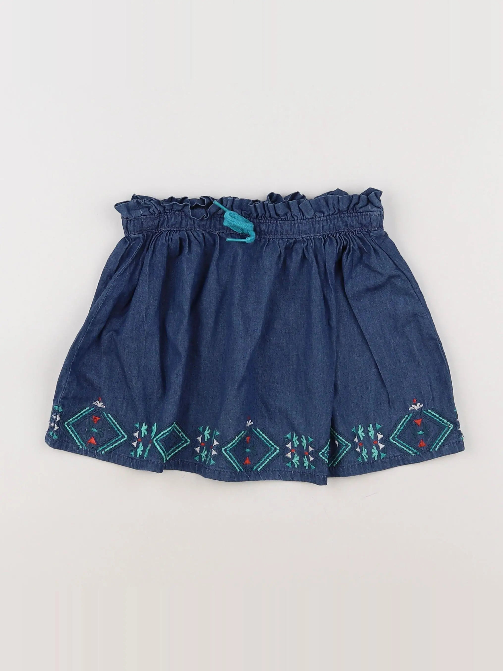 Vertbaudet - jupe bleu - 8 ans
