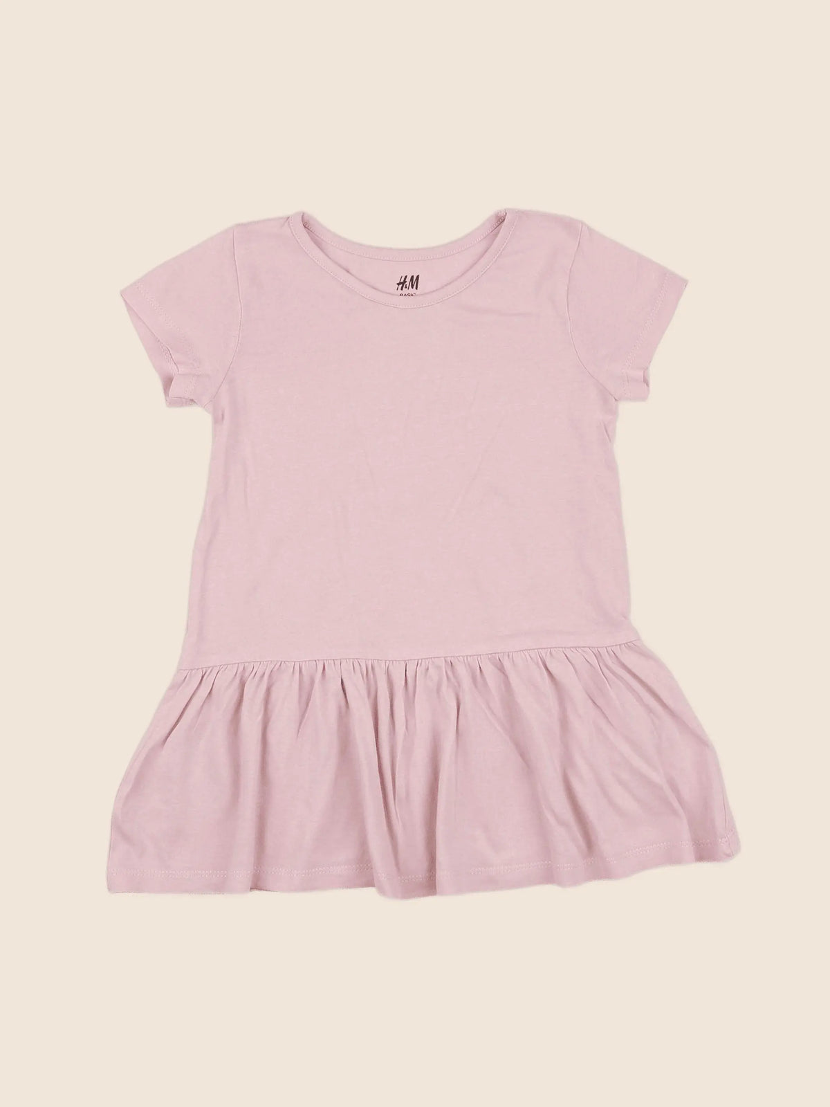 H&M - robe rose - 12/18 mois