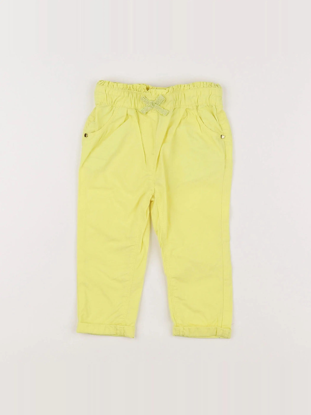 Tape à l'oeil - pantalon jaune - 18 mois