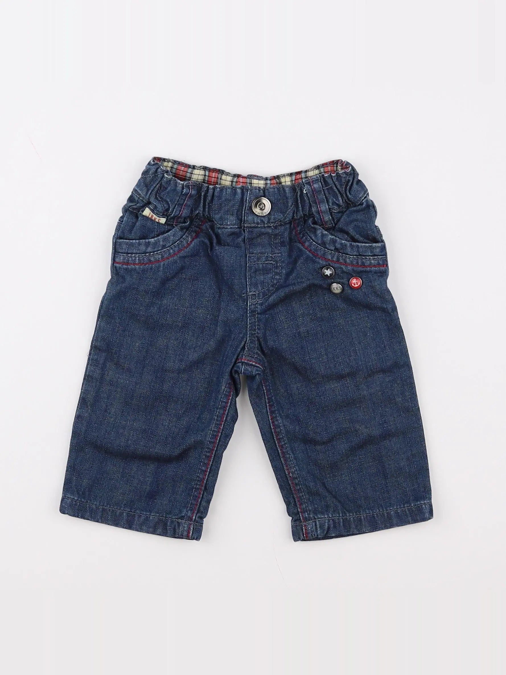 IKKS - jean bleu - 3 mois