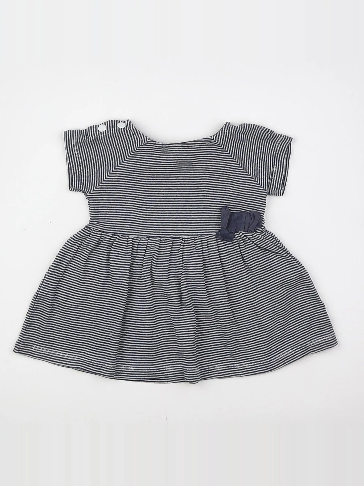 Petit Bateau - robe bleu - 3 mois