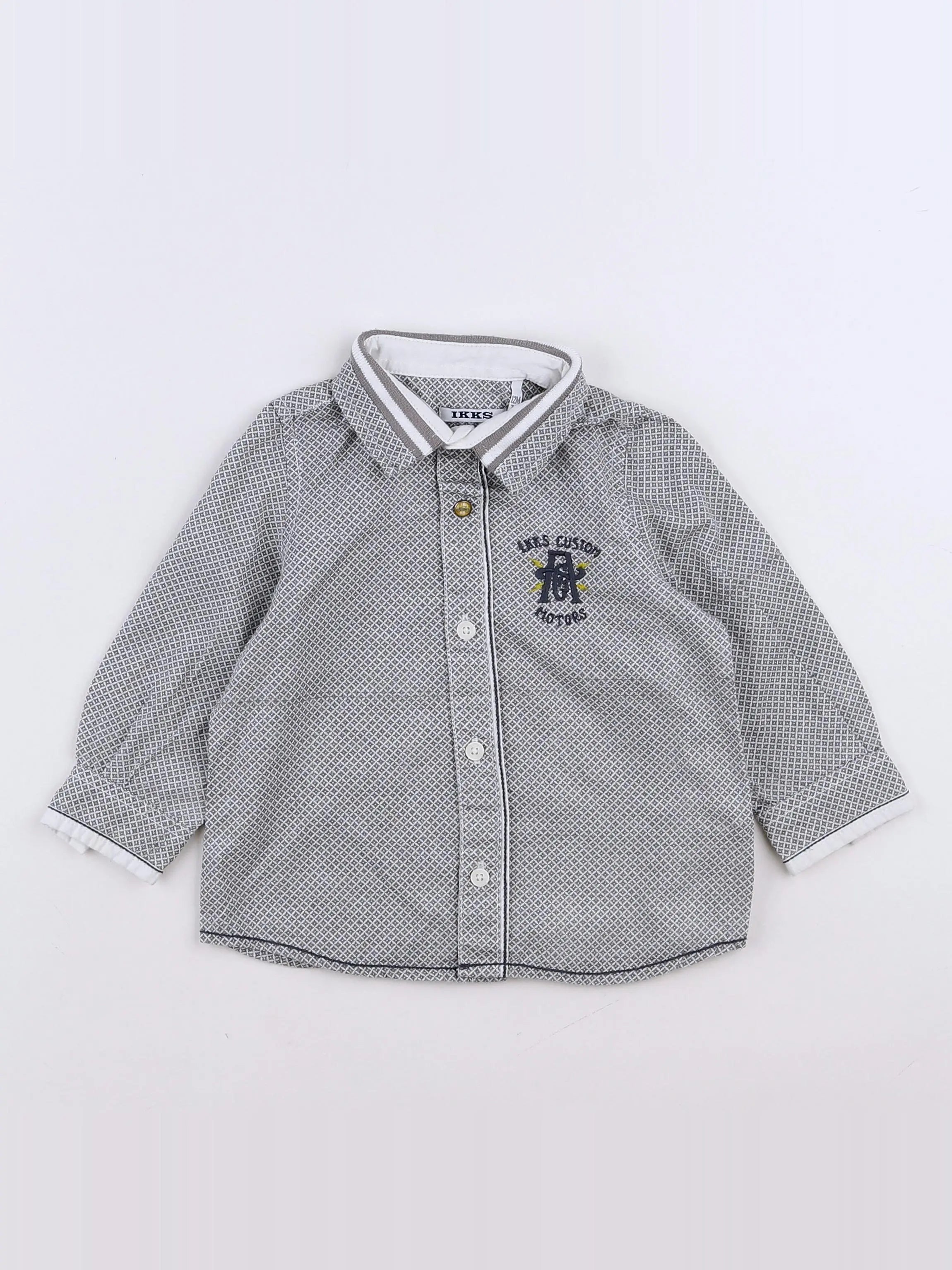 IKKS - chemise gris - 12 mois