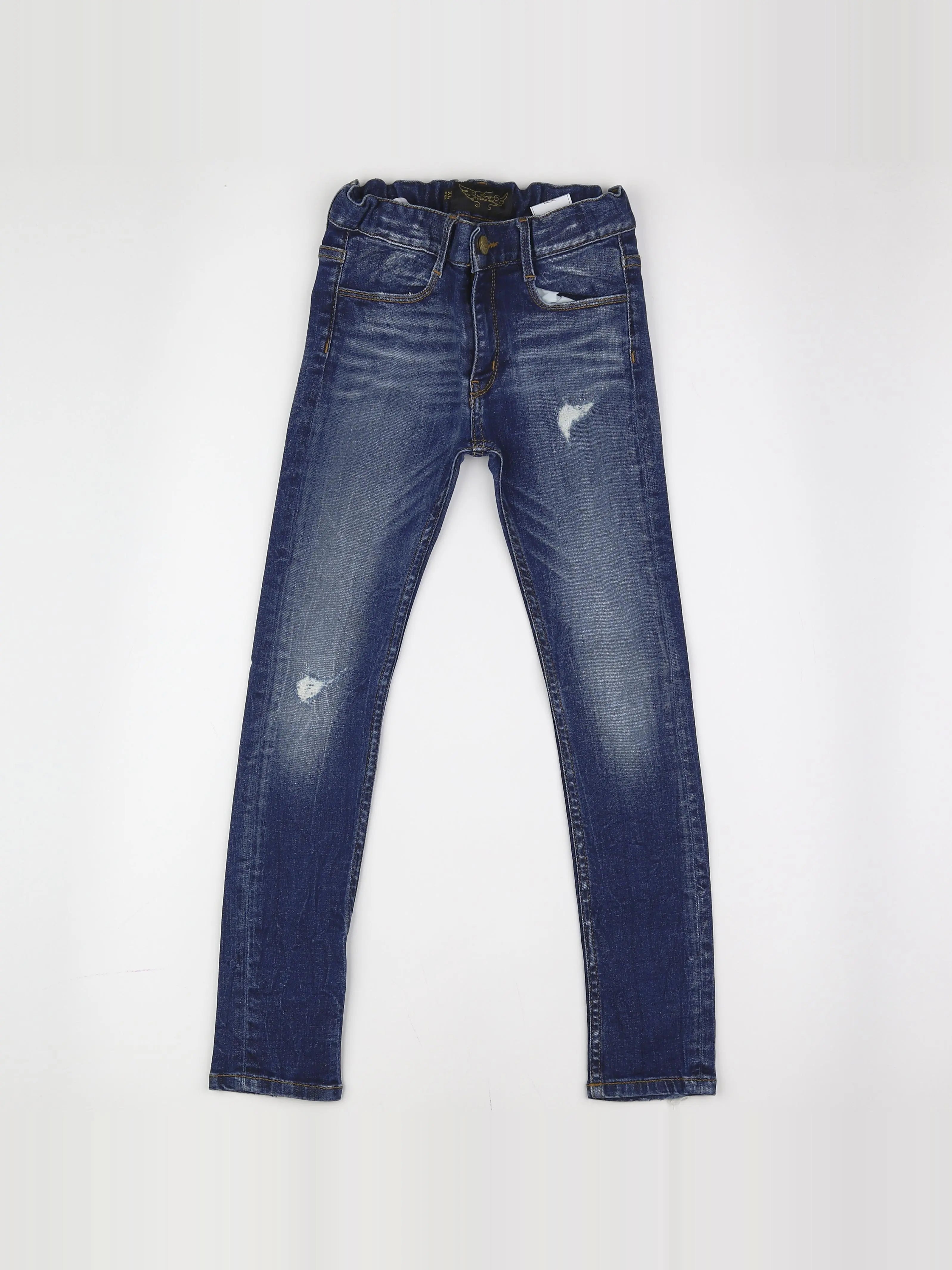 Finger in the nose - jean bleu - 8/9 ans