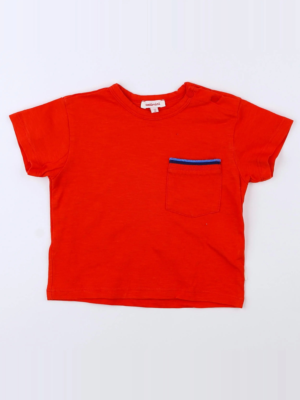 Catimini - tee-shirt rouge - 12 mois