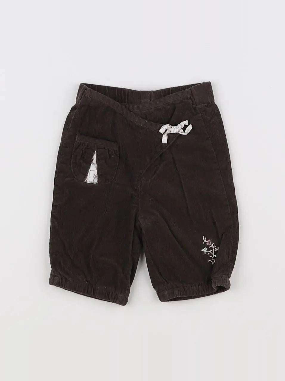 Vertbaudet - pantalon marron - 1 mois