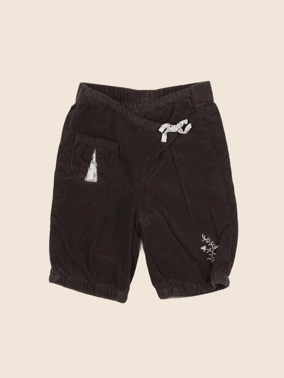 Vertbaudet - pantalon marron - 1 mois