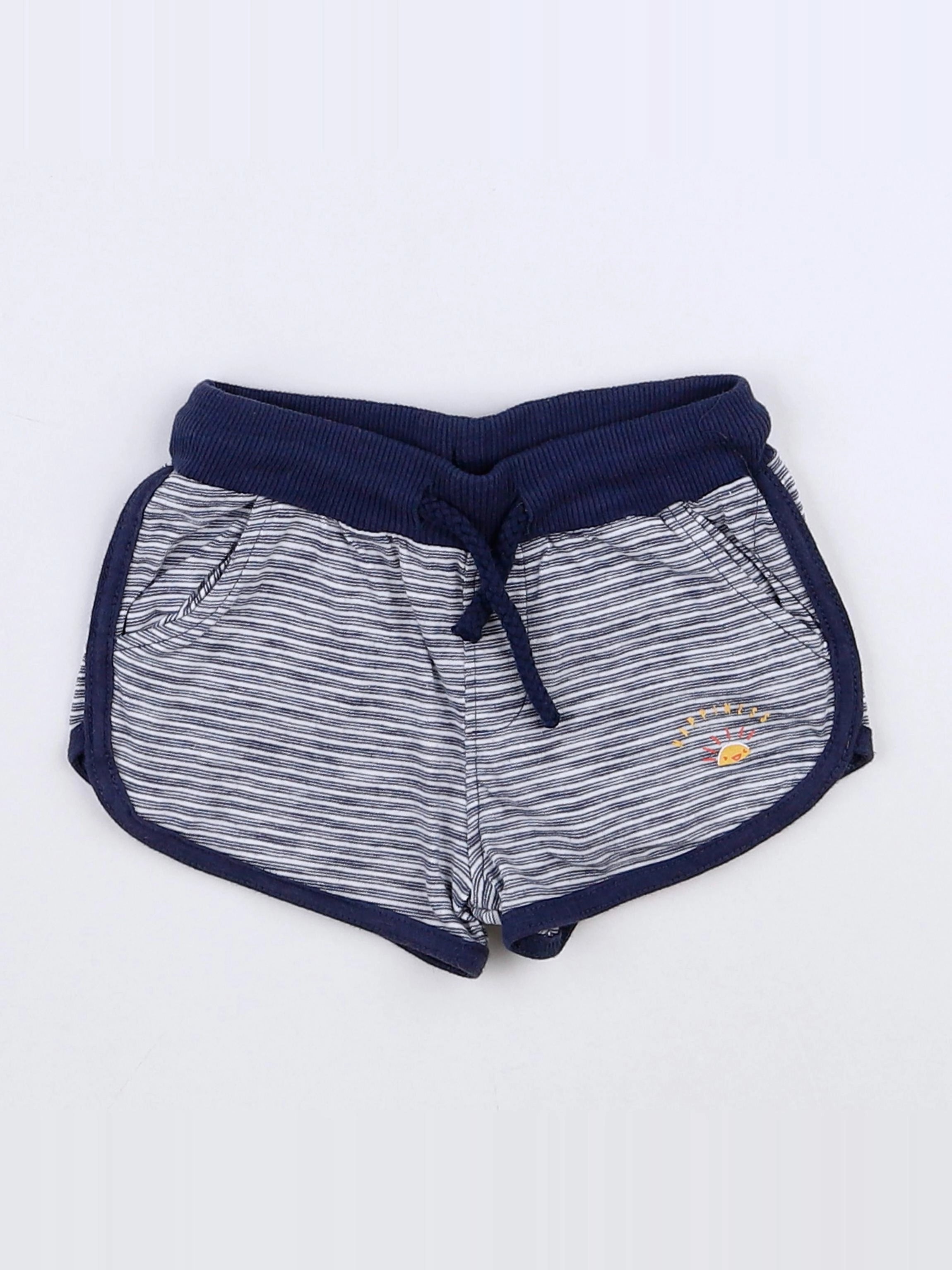 Tape à l'oeil - short bleu - 3 mois