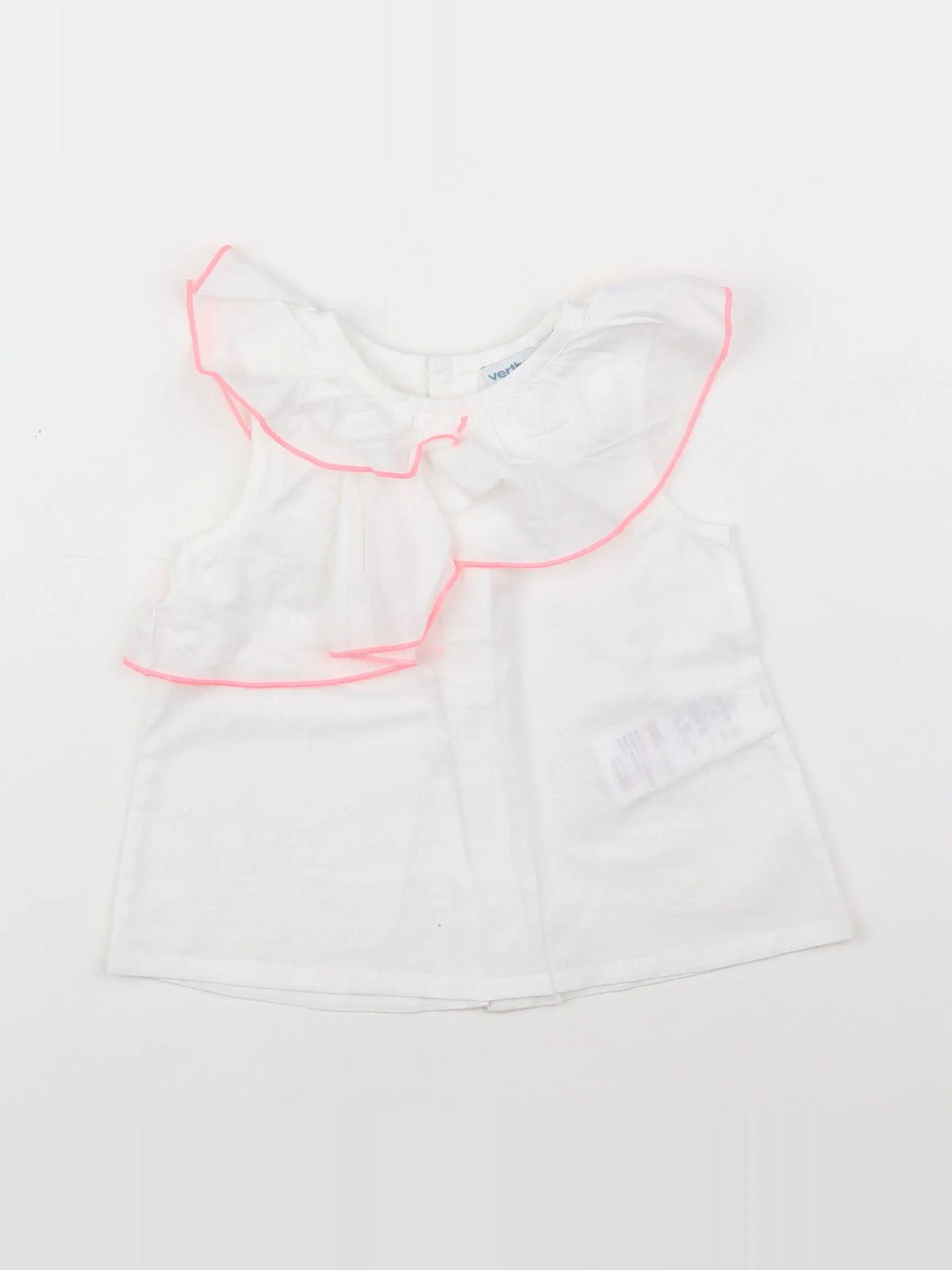 Vertbaudet - blouse blanc - 9 mois