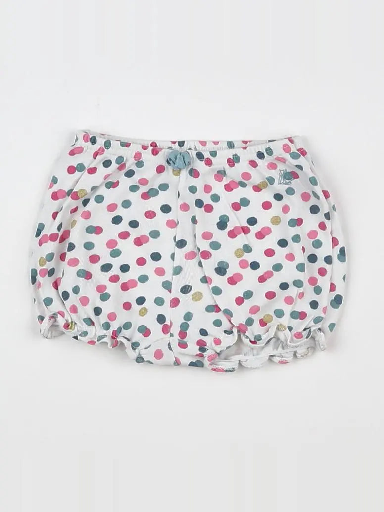 Petit Bateau - bloomer blanc - 3 mois