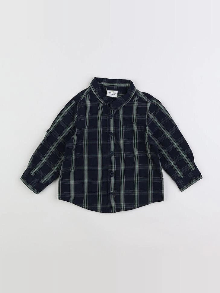 Tape à l'oeil - chemise bleu - 18 mois