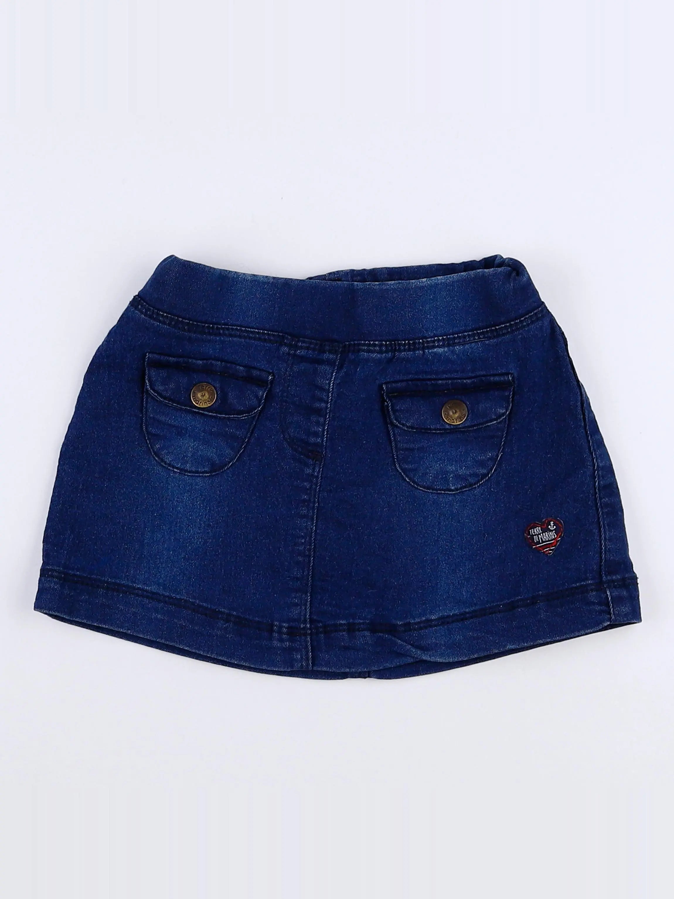Terre de marins - jupe bleu - 3 ans
