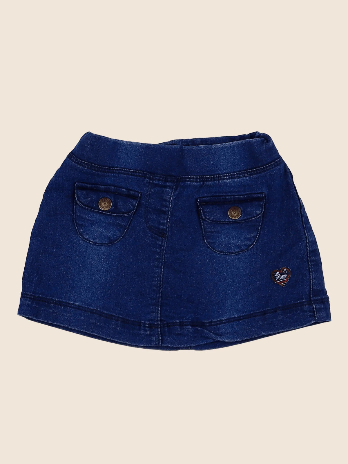 Terre de marins - jupe bleu - 3 ans