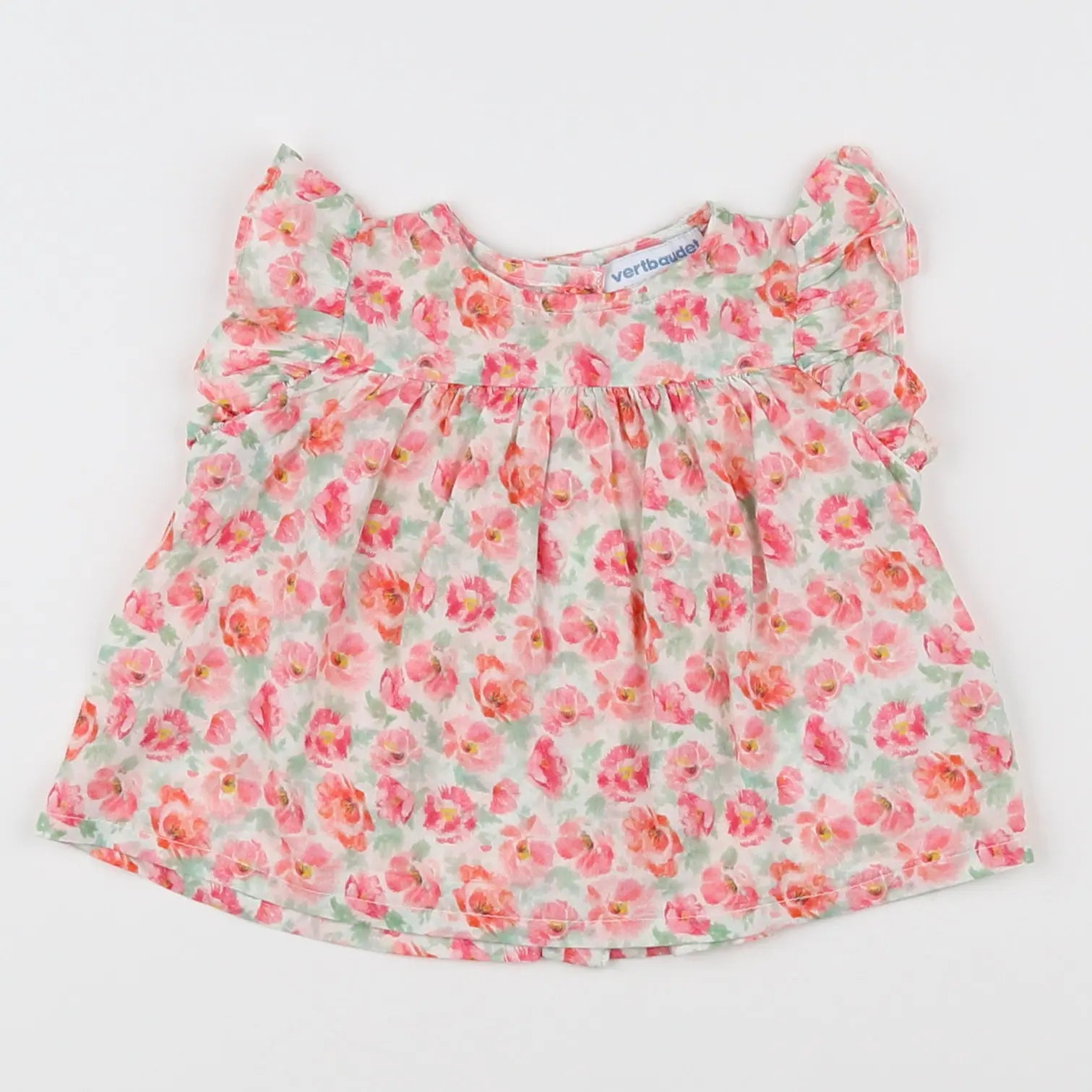 Vertbaudet - blouse multicolore - 3 mois