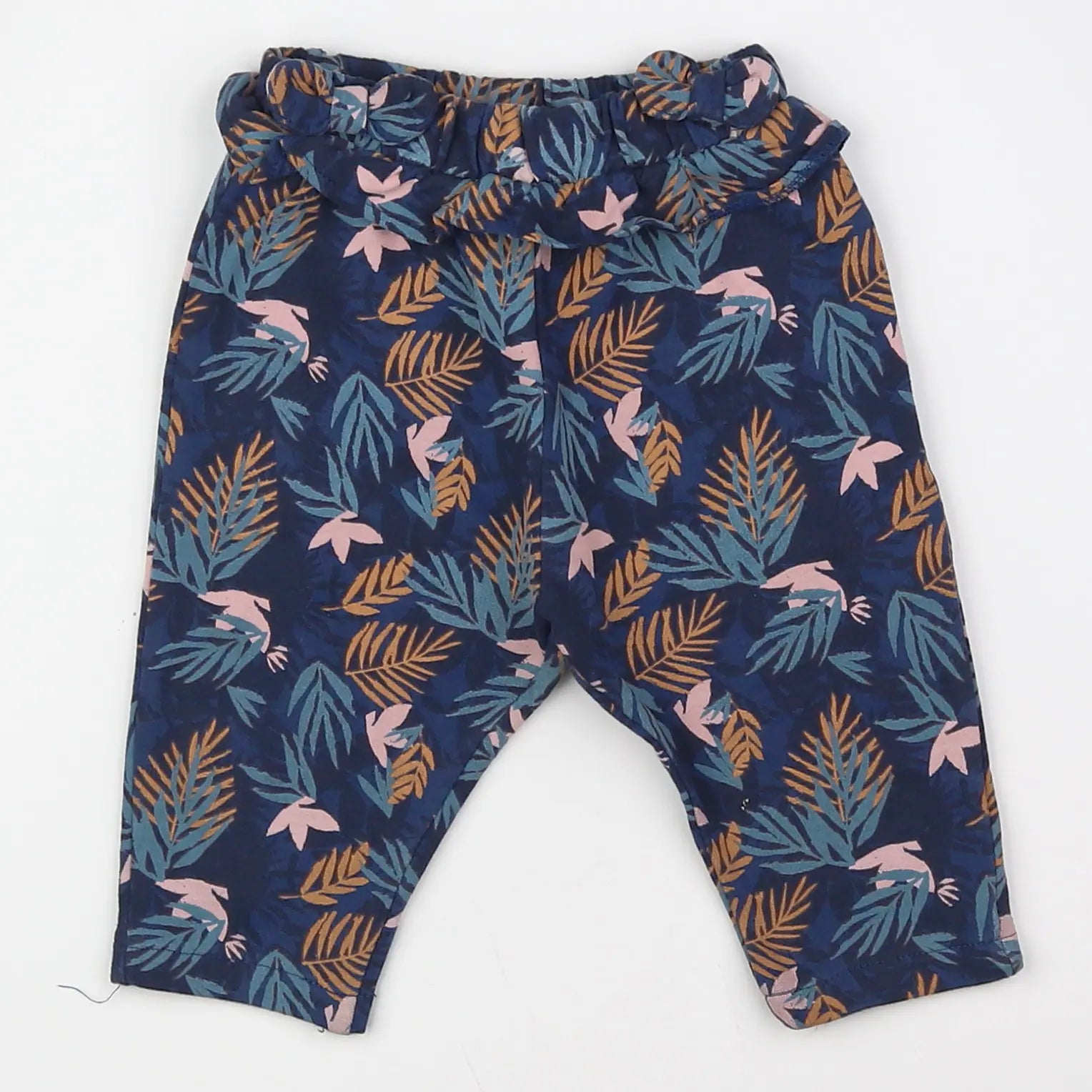 Vertbaudet - pantalon bleu - 6 mois