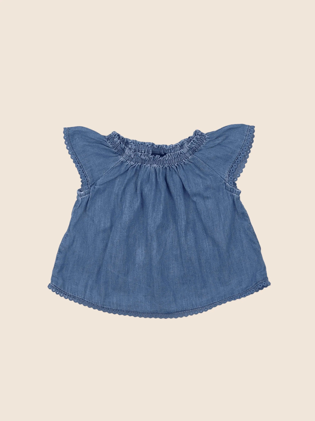 GAP - robe bleu - 6/12 mois