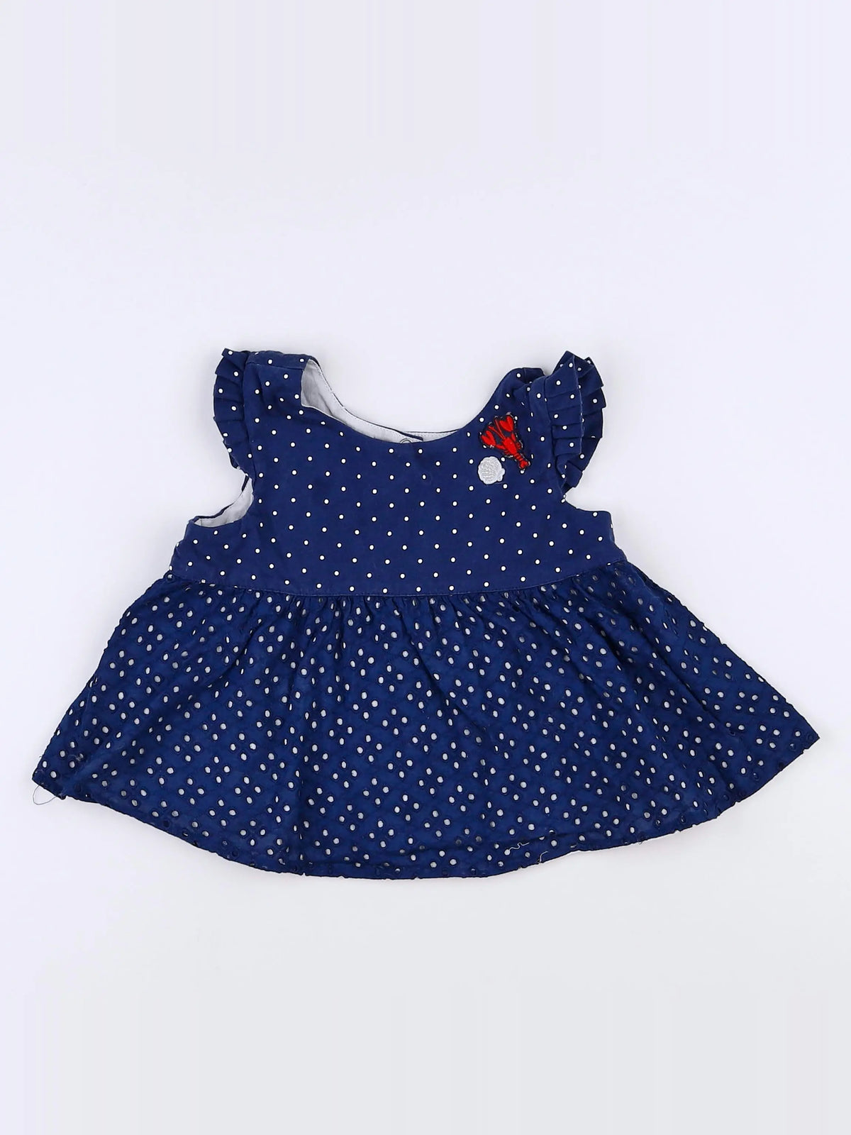 Catimini - blouse bleu - 2 ans