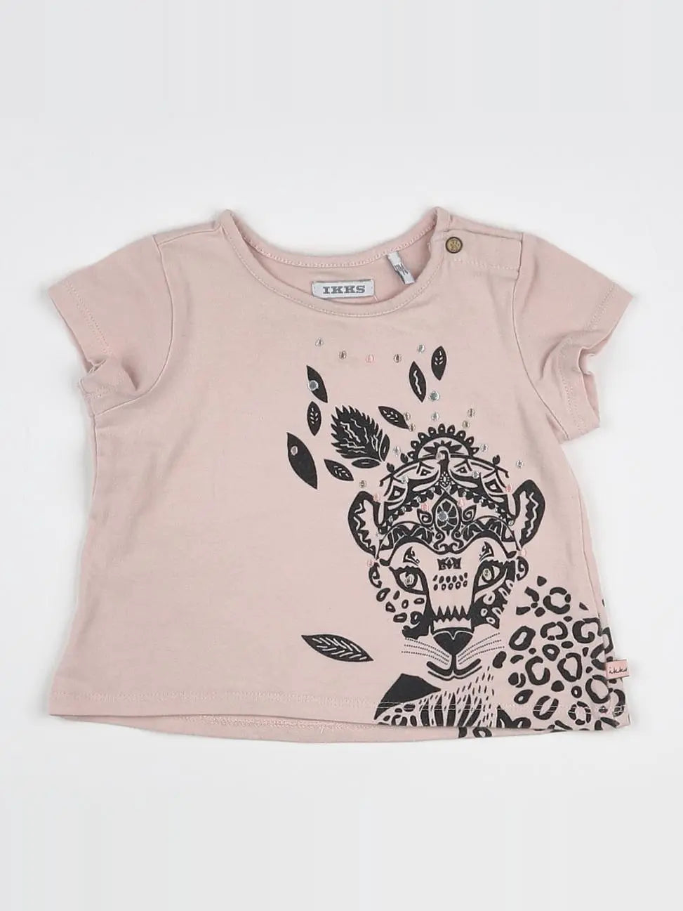 IKKS - tee-shirt rose - 12 mois