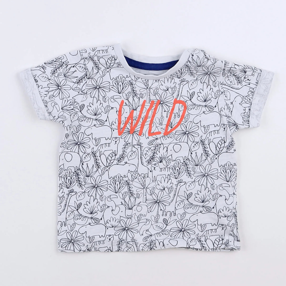 Vertbaudet - tee-shirt beige - 12 mois