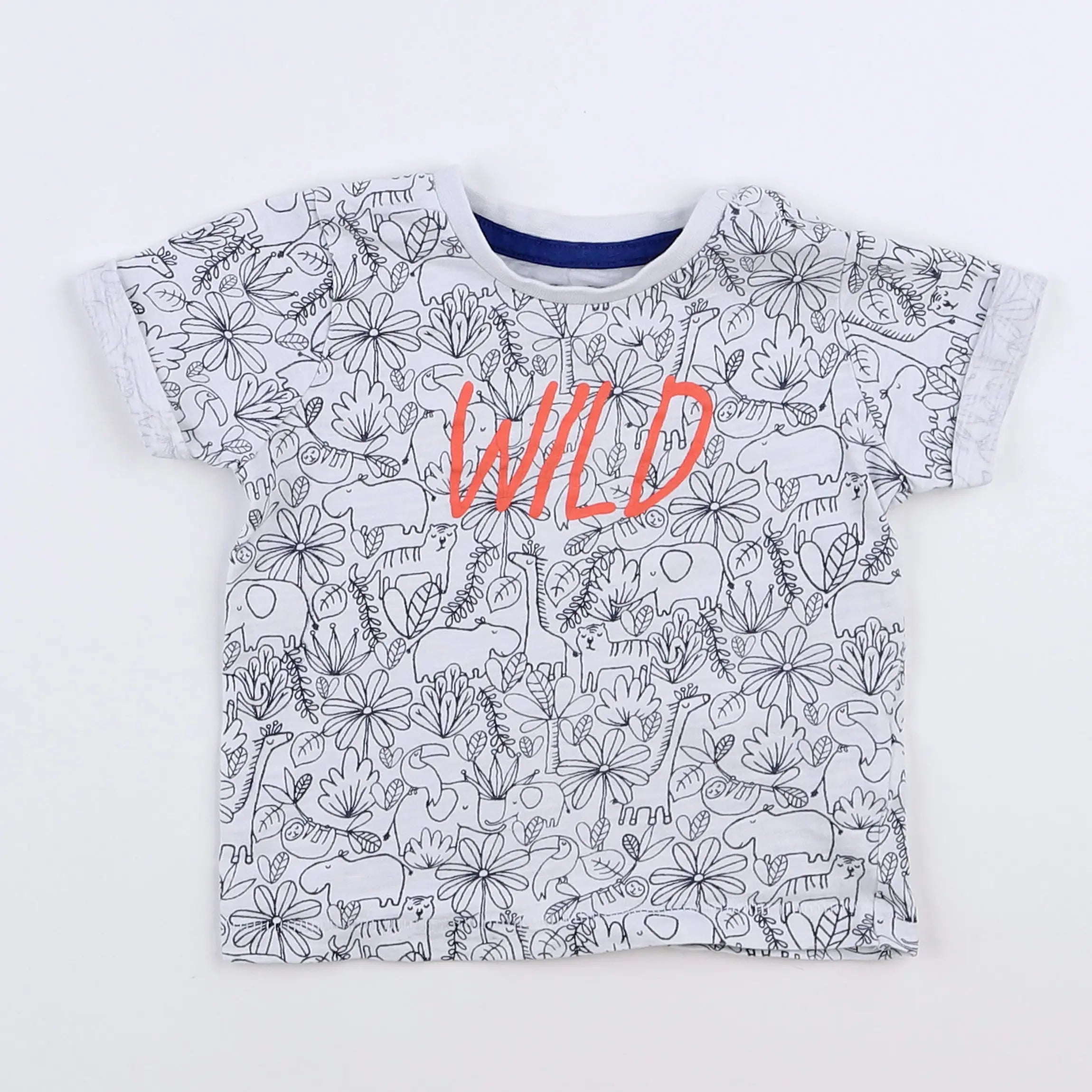 Vertbaudet - tee-shirt beige - 12 mois