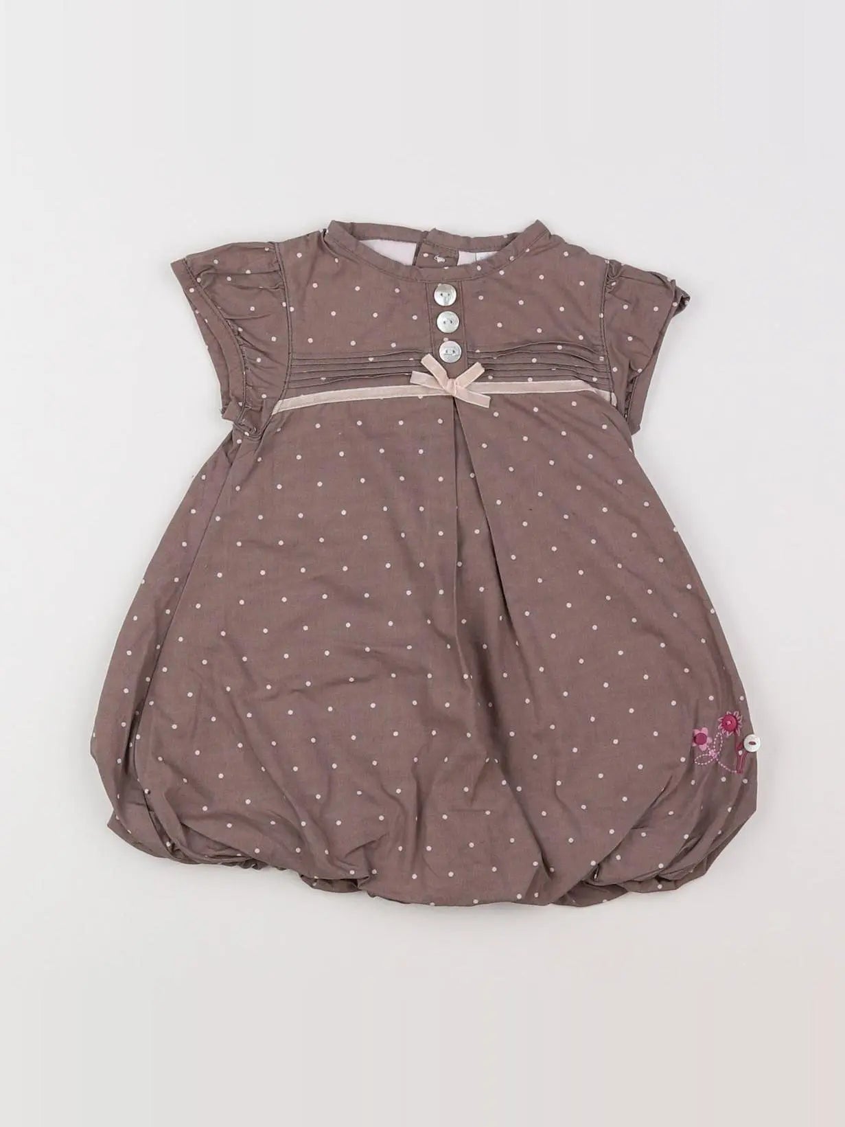 Cadet Rousselle - robe marron - 6 mois