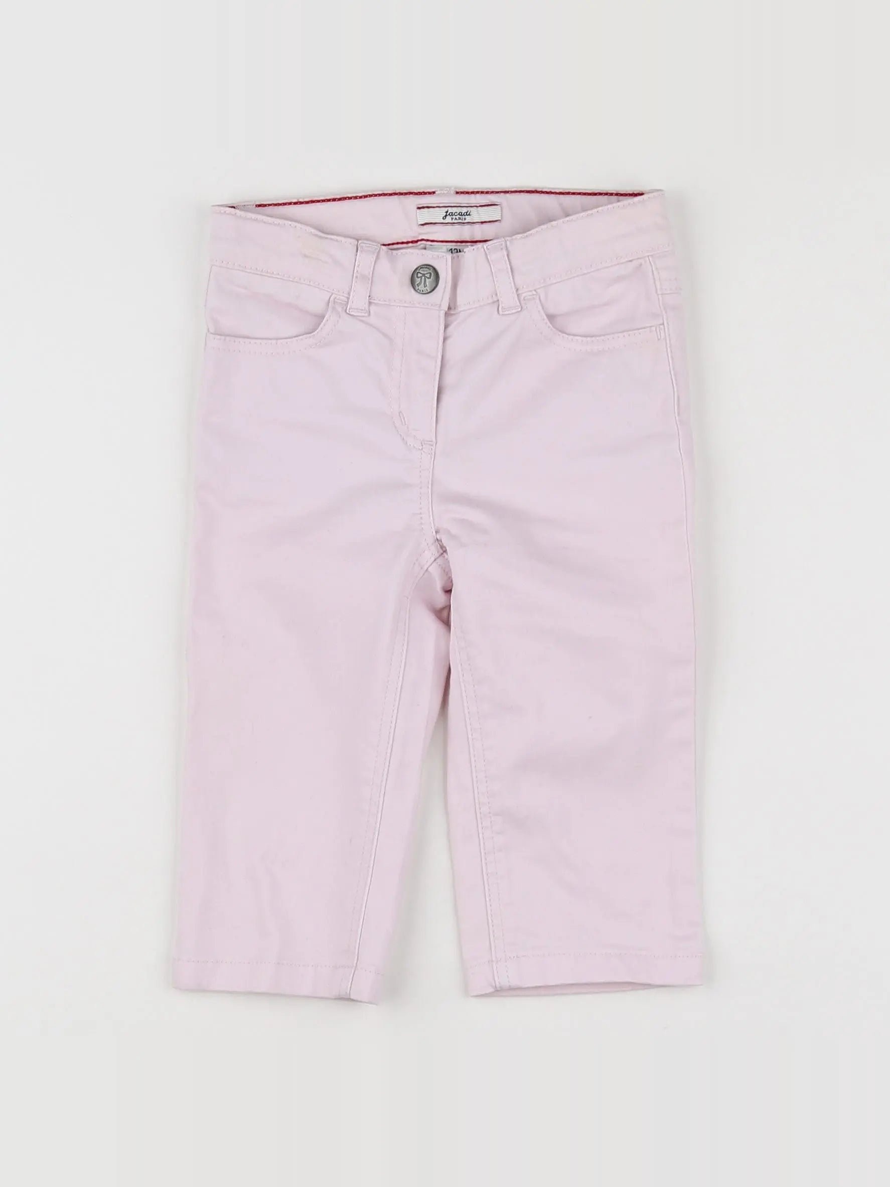 Jacadi - pantalon rose - 12 mois