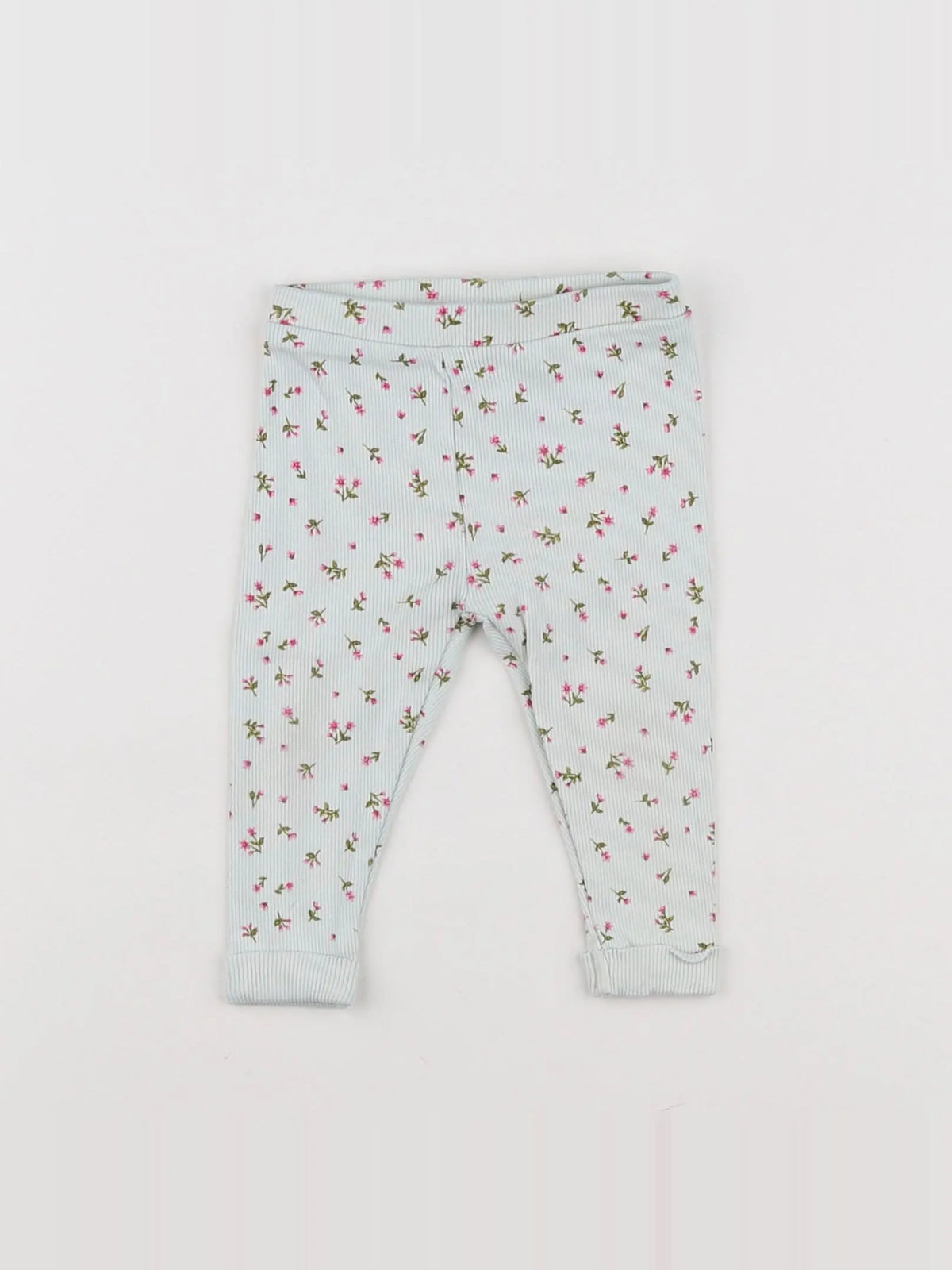 Tape à l'oeil - legging vert, rose - 6 mois