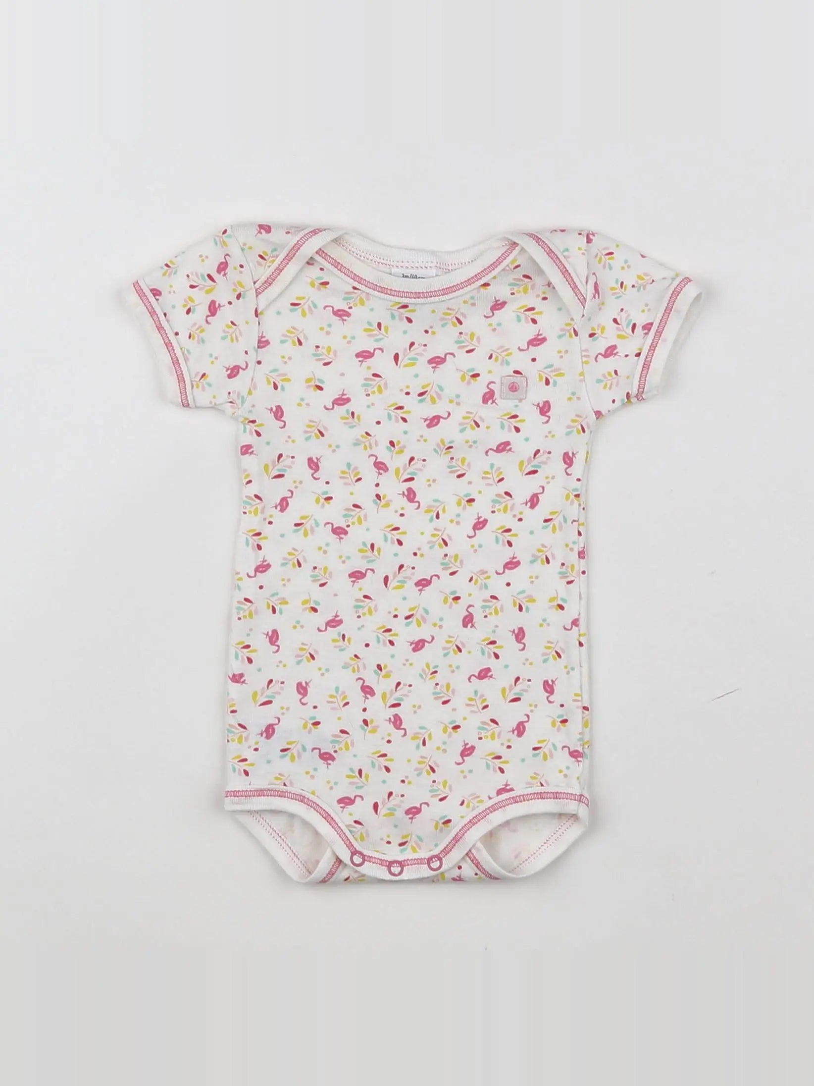 Petit Bateau - body multicolore - 3 mois