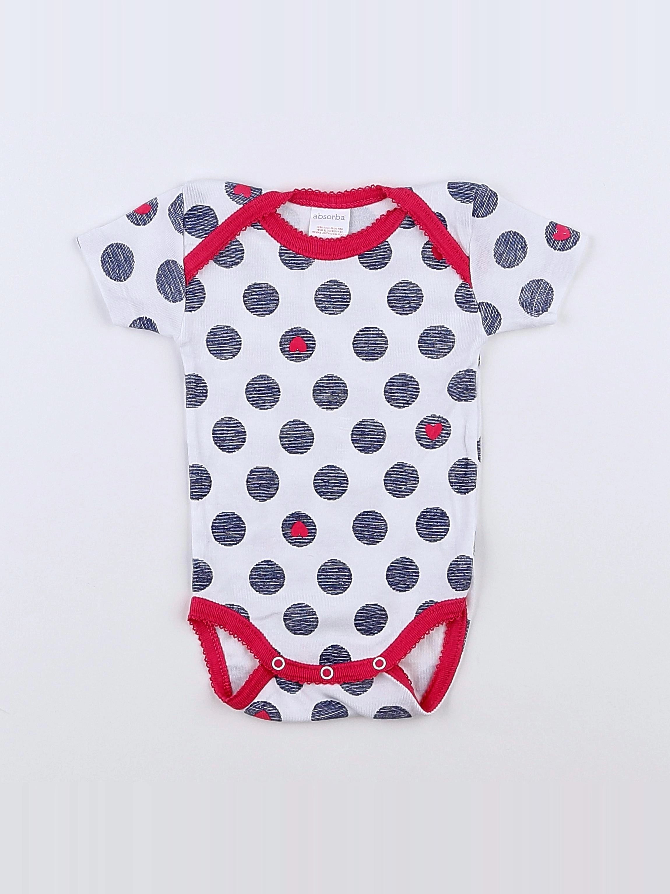 Absorba - body blanc - 3 mois