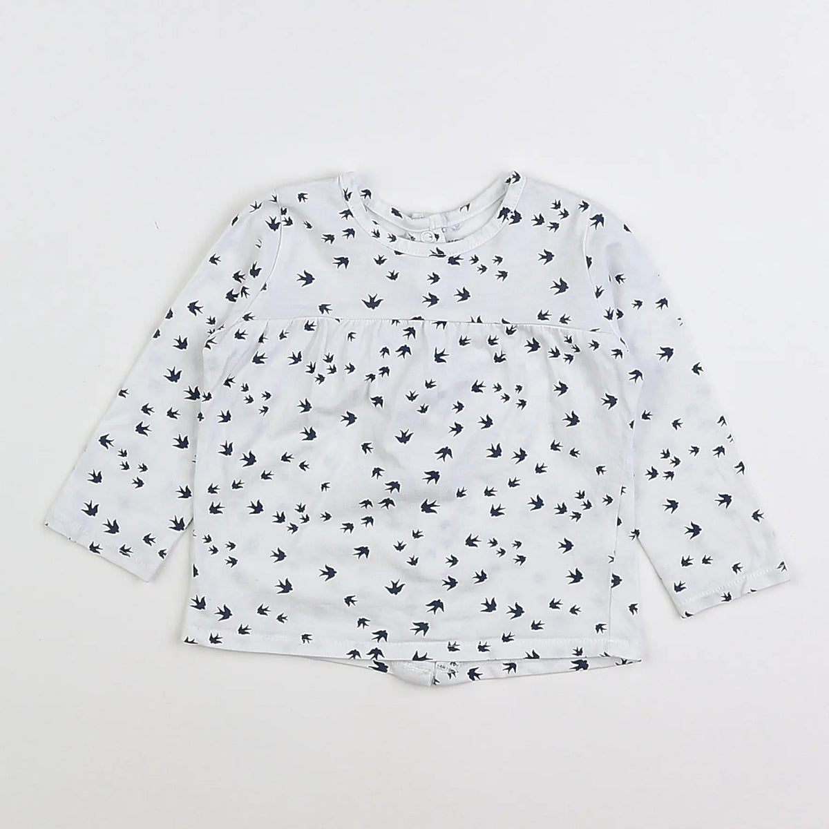 Vertbaudet - tee-shirt bleu - 9 mois