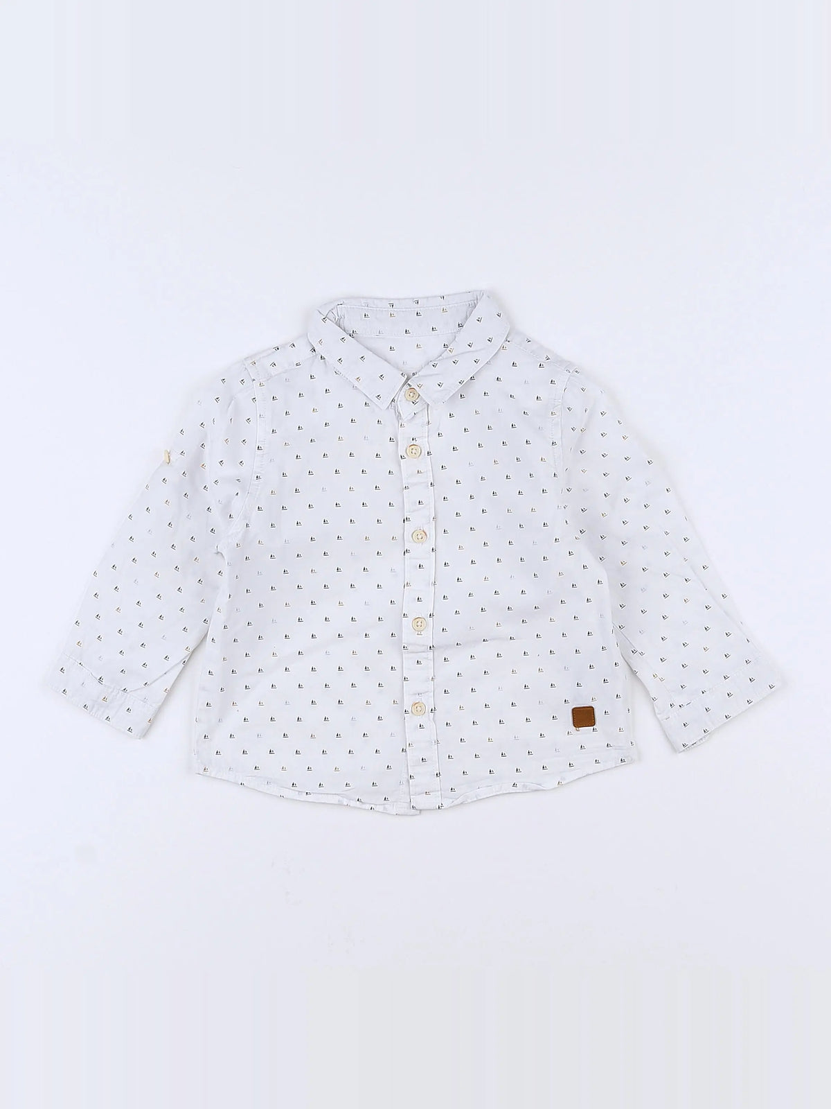 Zara - chemise blanc - 9/12 mois