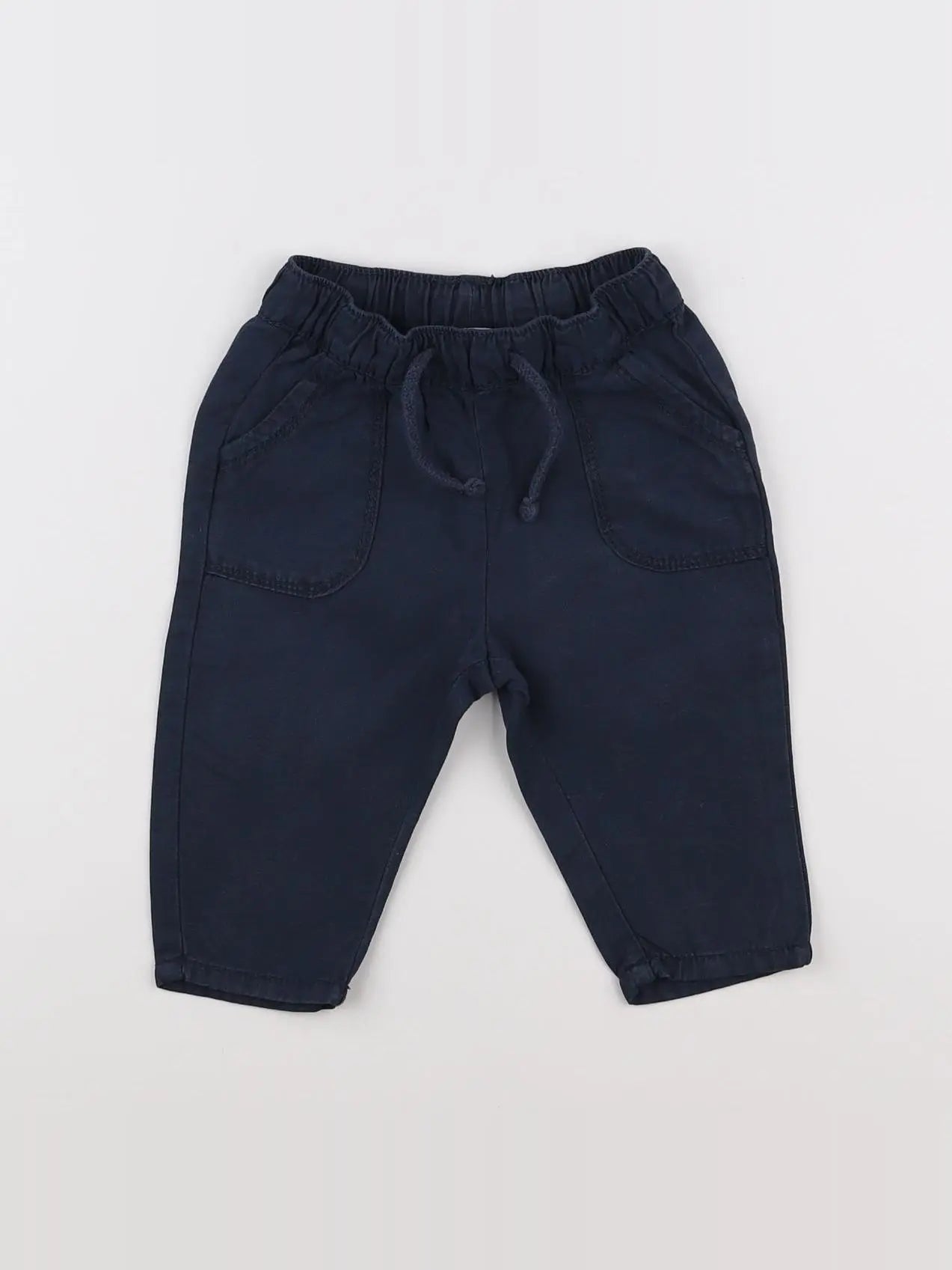 Tape à l'oeil - pantalon bleu - 12 mois