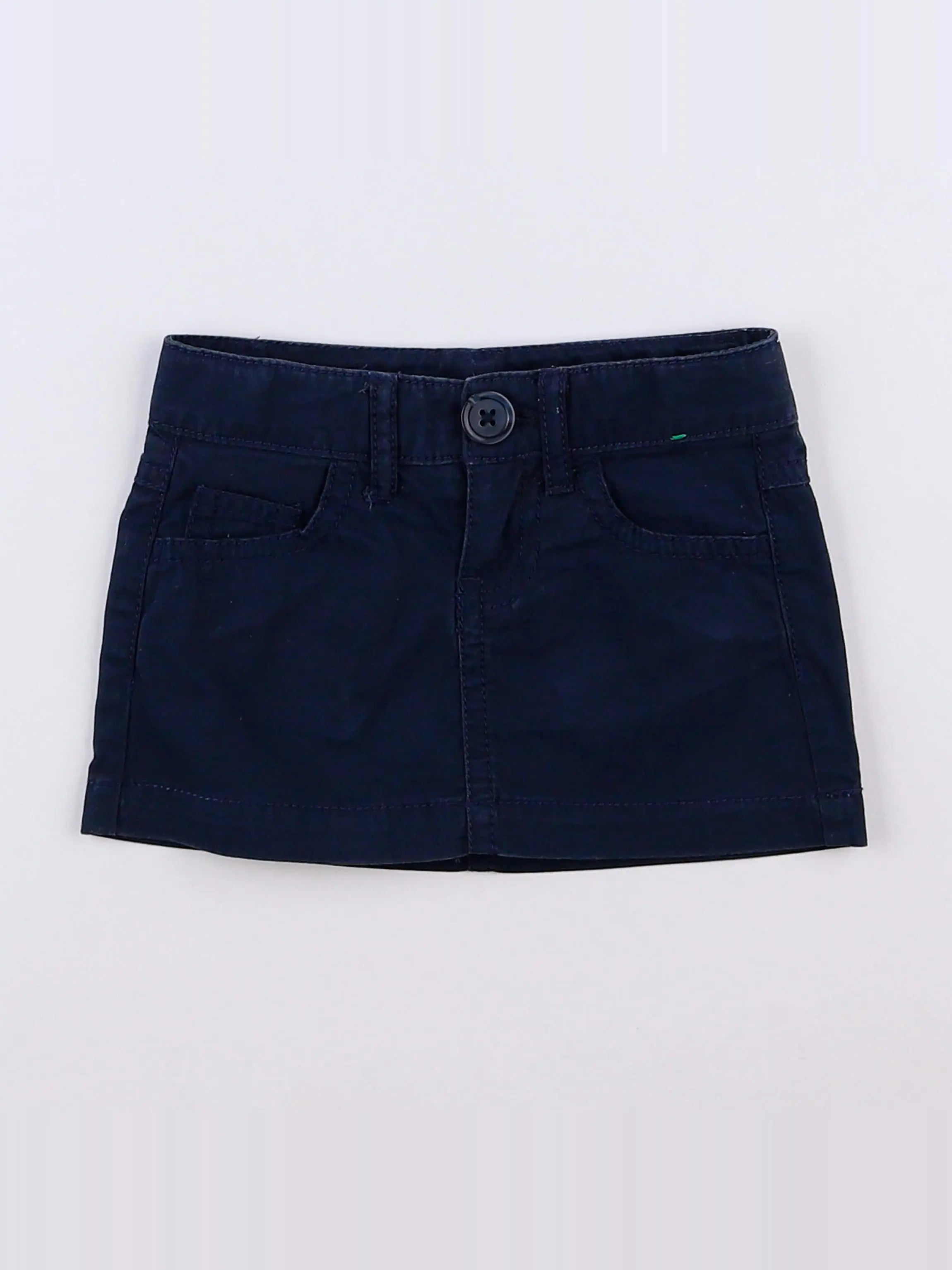 Benetton - jupe bleu - 12 mois