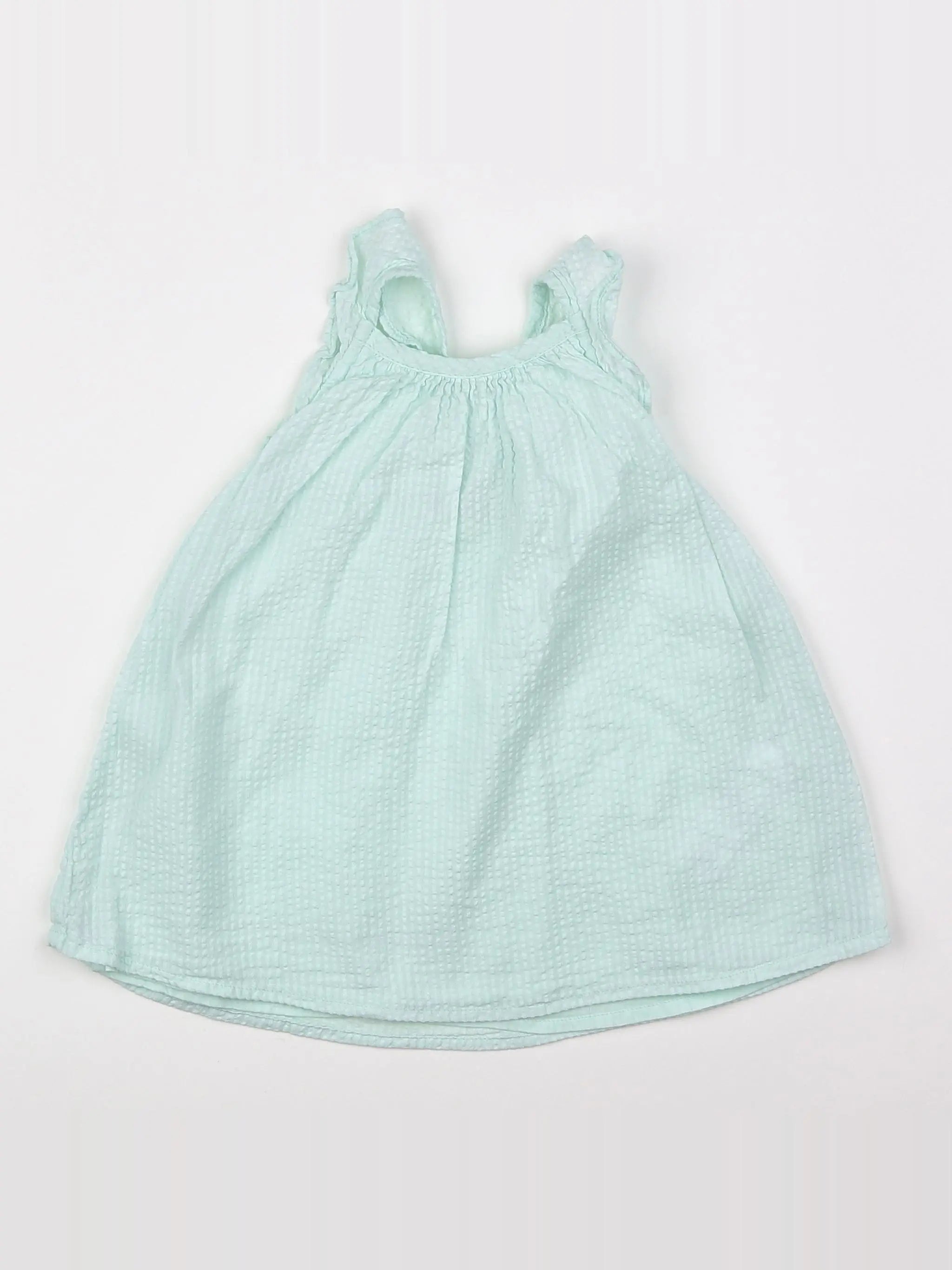 Tape à l'oeil - robe vert - 12 mois
