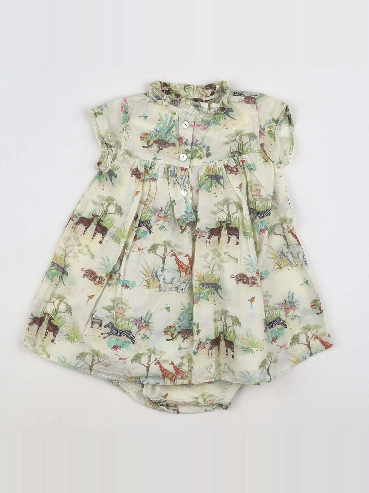 Arsène et les pipelettes - robe multicolore - 6 mois