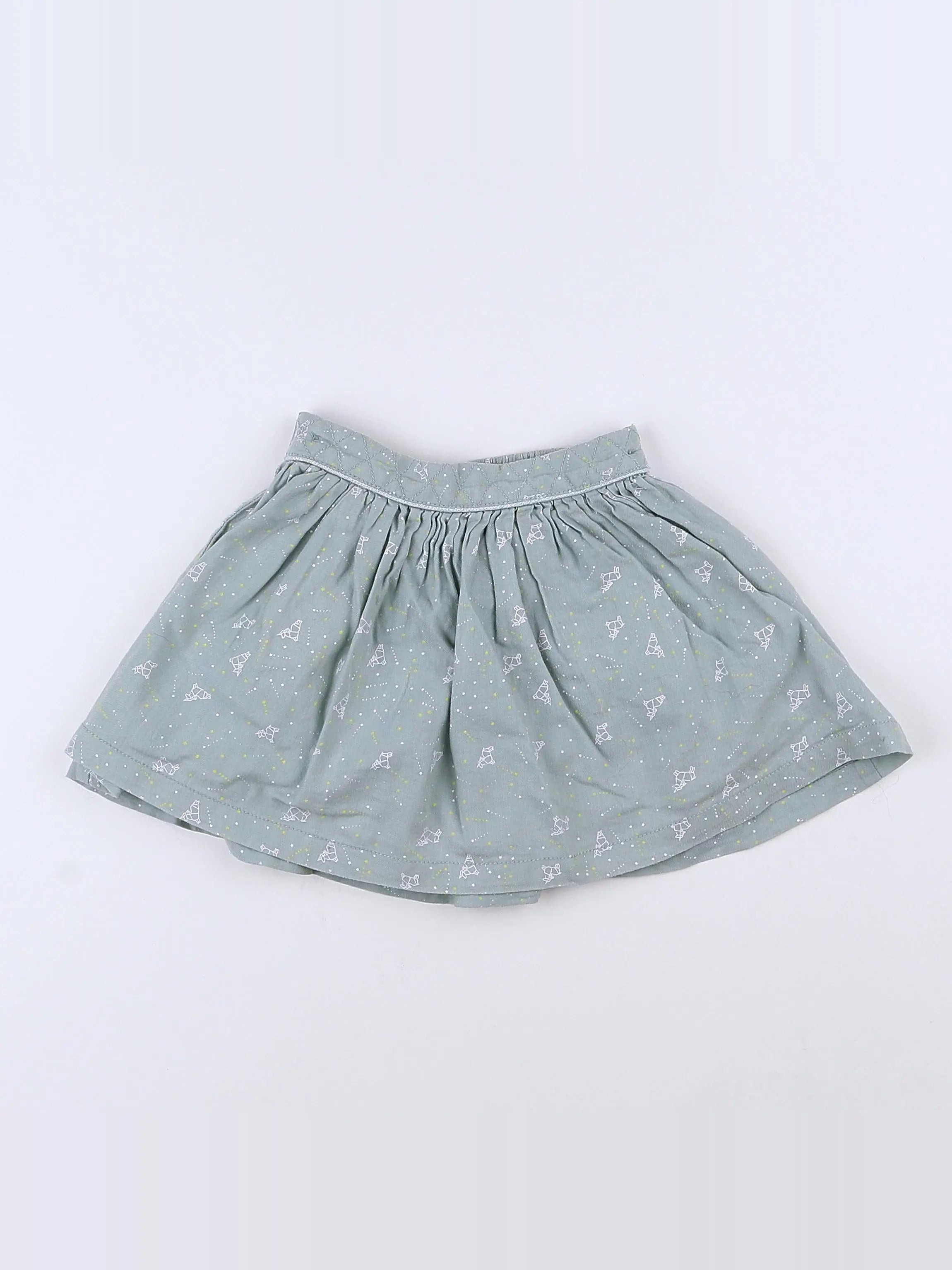 Tape à l'oeil - jupe vert - 18 mois