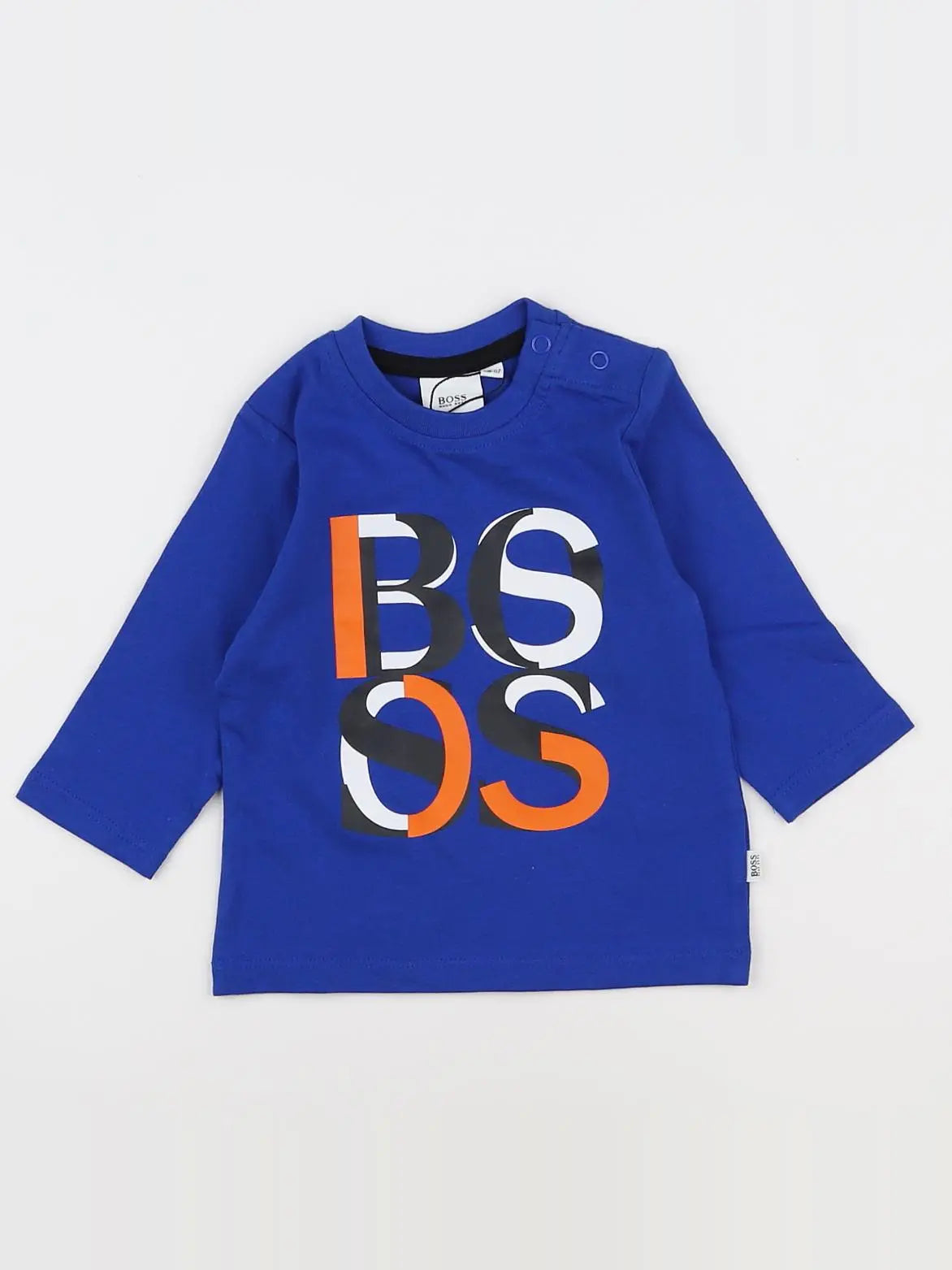 Hugo Boss - tee-shirt bleu - 6 mois