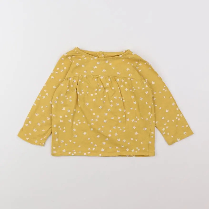 Vertbaudet - tee-shirt jaune - 18 mois