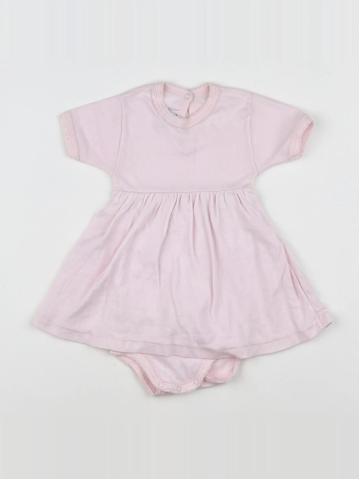 Petit Bateau - body vetement rose - 18 mois