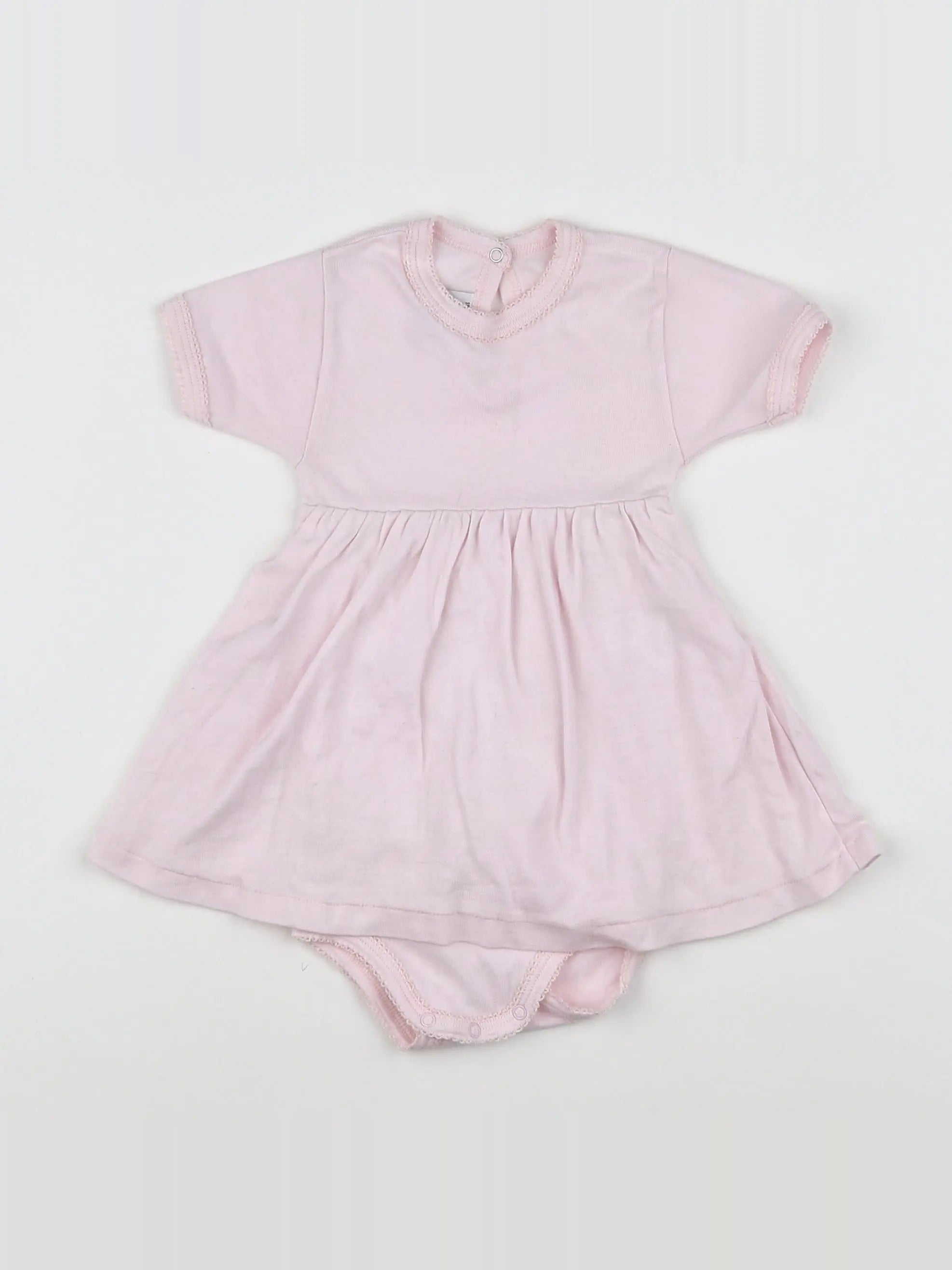 Petit Bateau - body vetement rose - 18 mois