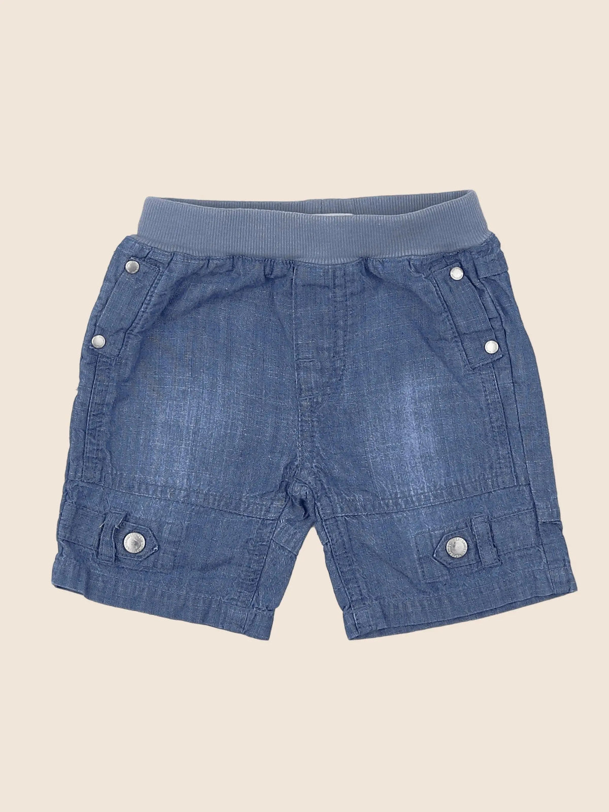 Vertbaudet - short bleu - 6 mois