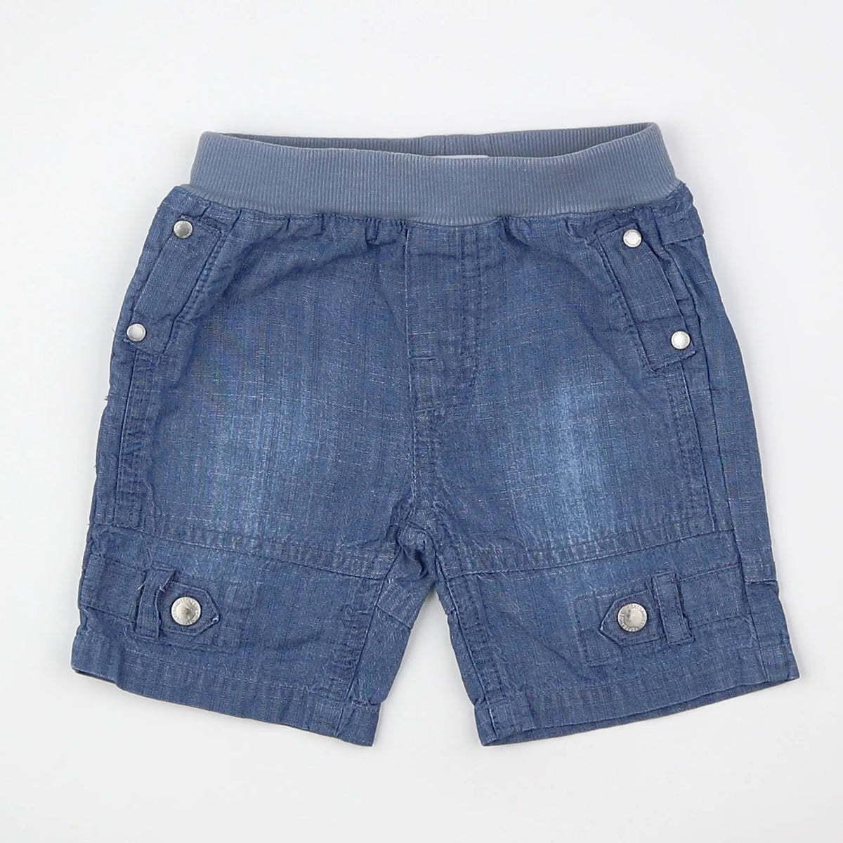 Vertbaudet - short bleu - 6 mois