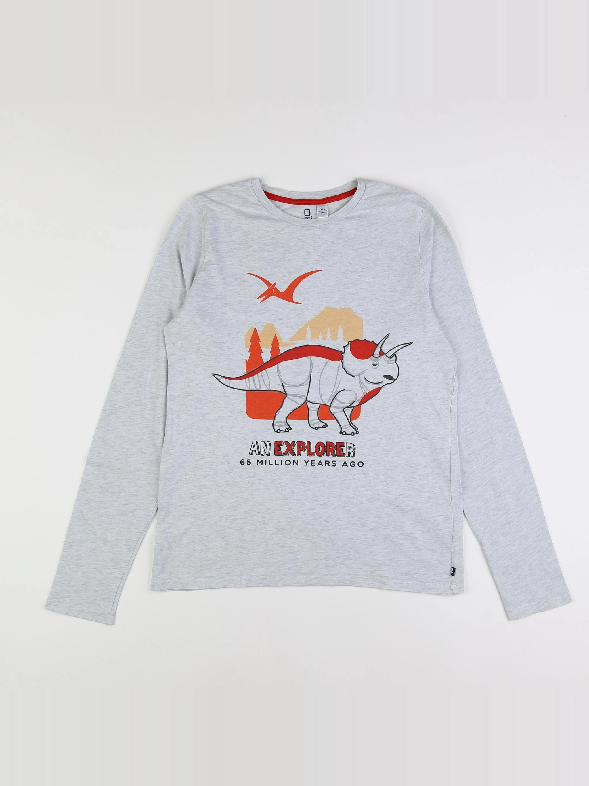 Okaidi - tee-shirt gris - 14 ans