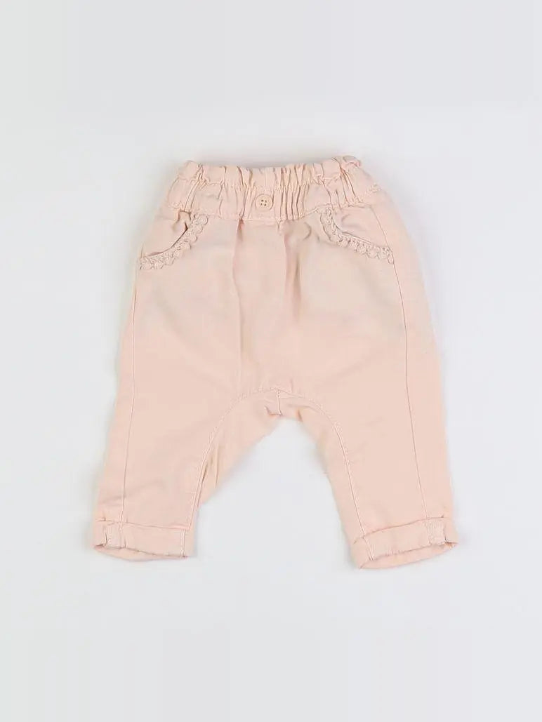 Tape à l'oeil - pantalon rose - 3 mois
