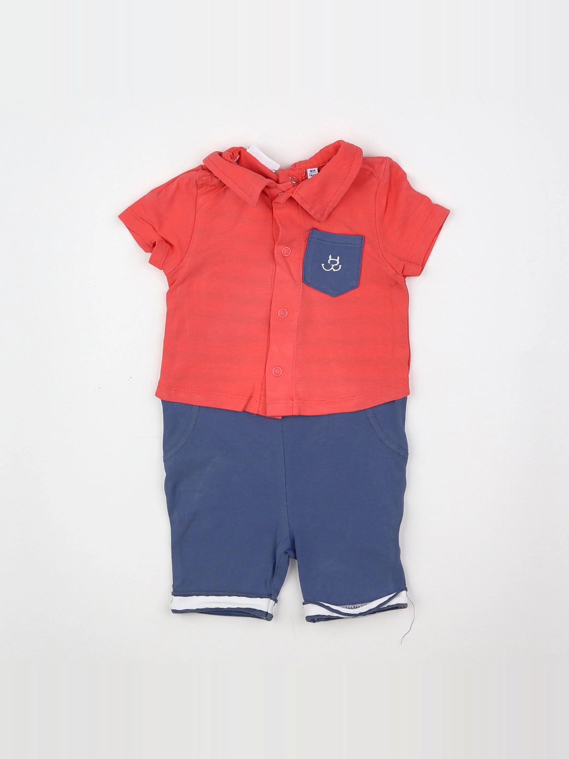 Noukie's - combinaison bleu - 9 mois